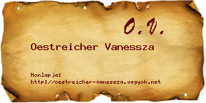 Oestreicher Vanessza névjegykártya